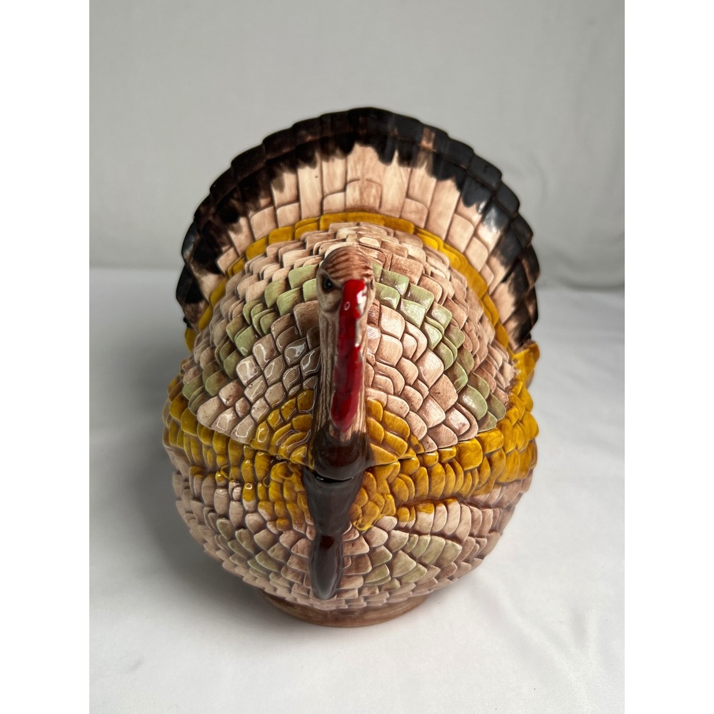 VINTAGE Turkey Tureen Unisex OS Multi EXCELLENT